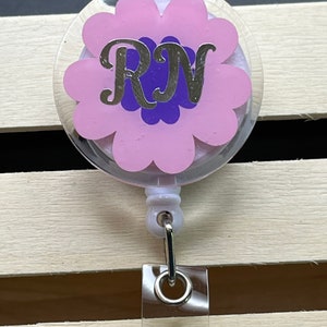 RN badge holder/nurse badge reel