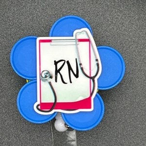 RN badge holder/nurse badge reel