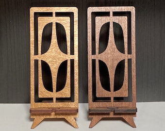 Phone Docking Station | Mid Century Modern Style | iphone holder | wood phone stand | Chrysler Retro phone charging stand