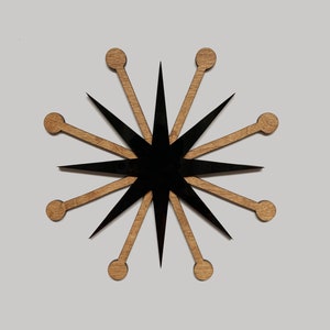 Mid-century Modern Atomic Starburst Wall Decor