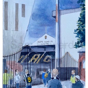 Meadow Lane, Notts County FC Kunstdruck