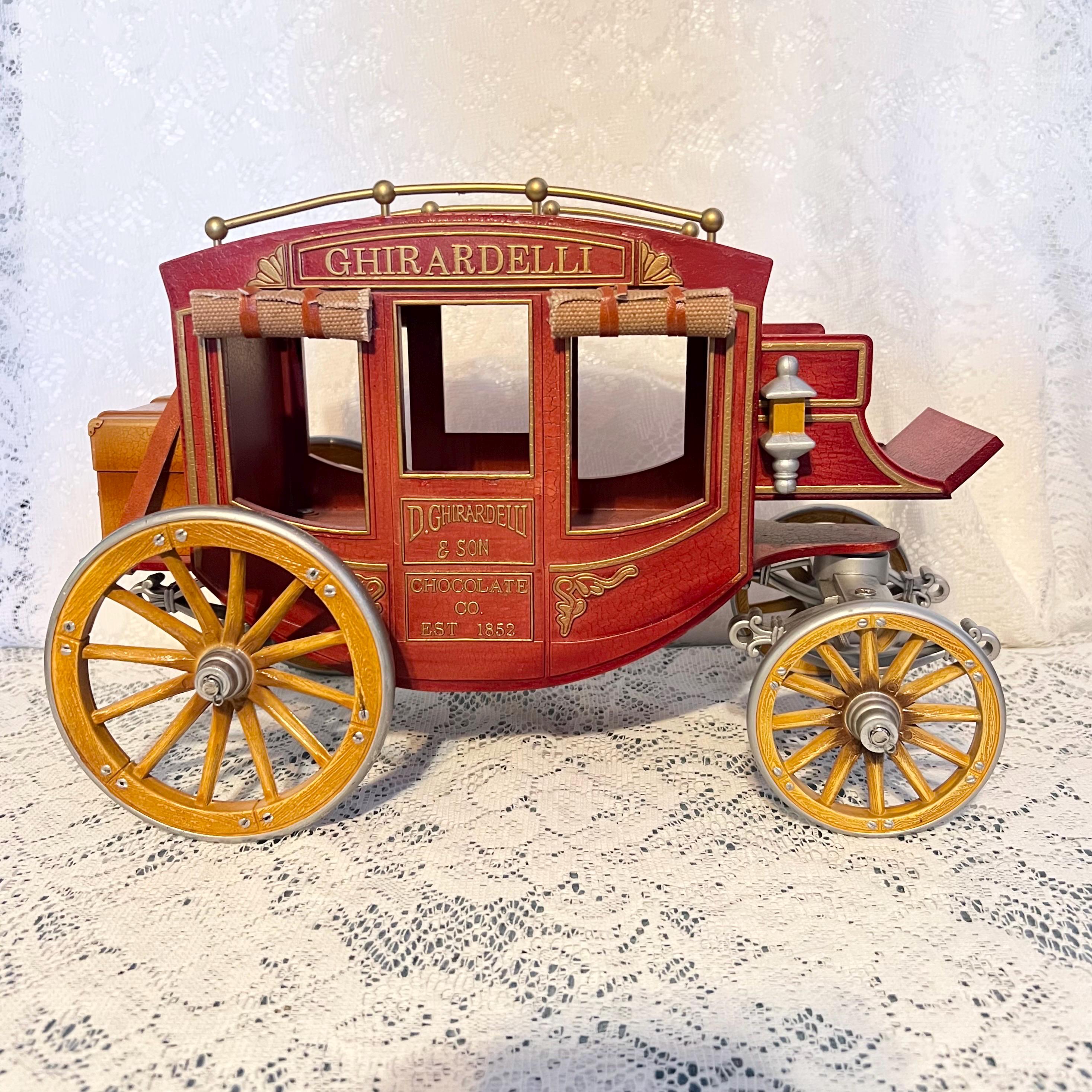 Vintage Ghirardelli Chocolate Co San Francisco Wild Wild West Gold
