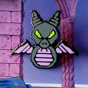 Pixel Malificent Dragon Disney Fantasy Pin