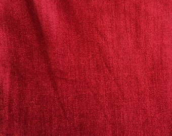 VELUDO de rayon de algodão brilhante e elegante em vermelho forte, prata e laranja quente, perfeito para cortinas, estofados, roupas, roupas de cama, casamentos, etc.
