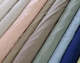 Seda sintética em 17 cores lindas! Perfeito para cortinas, roupas de cama, estofados, roupas, talheres, artesanato, casamentos, fantasias, vestidos formais, etc.