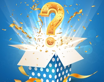 DIVERSÃO com a caixa Fabric Mystery 5 Fat Quarter! Pacote de esquema aleatório neutro, quente, frio ou multicolorido. Todos os tipos de tecidos – pesos aleatórios.