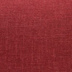 Light weight solid LINEN in lipstick red, Perfect for Drapery, Bedding, light Upholstery, Apparel, Weddings, Crafts, Tableware, Bags, etc...