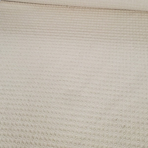 Creamy beige/yellow/tan thick texture weave fabric Perfect for Upholstery, bedding, pillows, bags, apparel, crafts, etc..