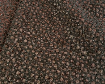 Plush Art Deco embossed chenille REVERSIBLE woven fabric perfect for upholstery, handbags, costumes, home decor, bedding, crafts, etc.