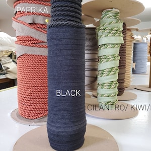 Vielseitiger glänzender Seilbesatz in 17 Farben! Perfekt für Polsterung, Vorhänge, Bettwäsche, Kleidung, Geschirr, Kunsthandwerk, Handtaschen,..