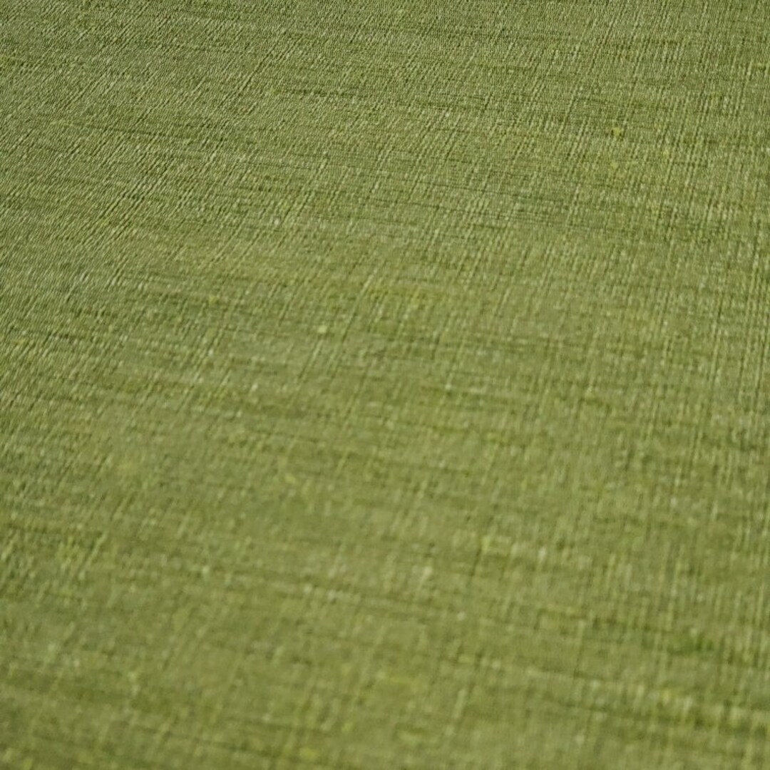 Grass Cloth Woven Fabric by the Yard in Kiwi Green and Gravel Gray/green, Perfect for Upholstery