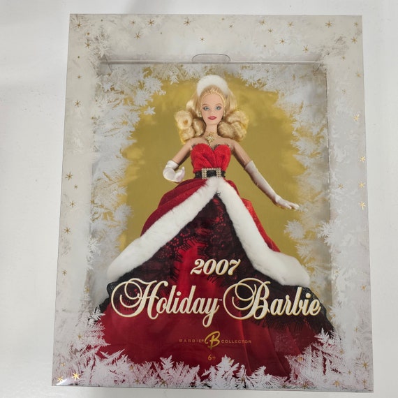 holiday barbie red and gold dress 2025 Holiday Barbie Doll 2 – Mattel Creations Australia main image 1
