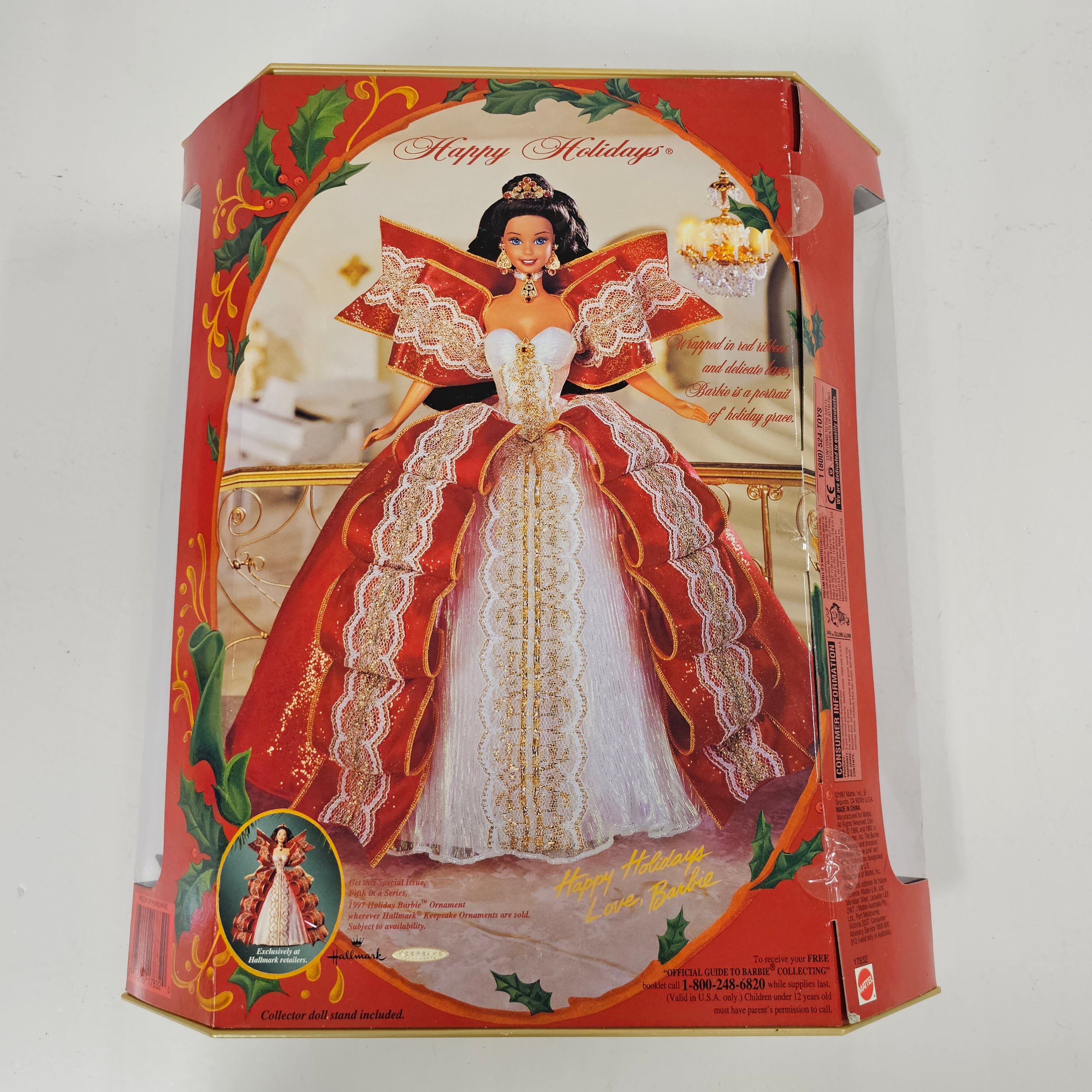RARE Happy Holidays Barbie 17832 - Etsy
