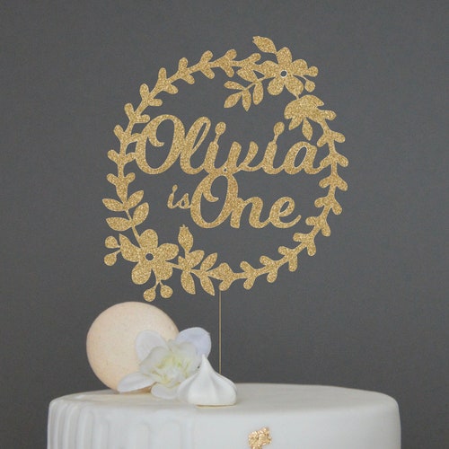 Personalised Large Pastel Rainbow Cake Topper Rainbow Party Etsy UK