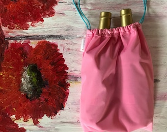 Bolsa de regalo de vino y comida