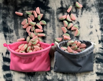 Bolsa de comida del tamaño de la merienda lavable y reutilizable