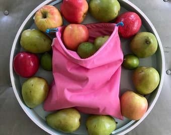 Bolsa de comida de tamaño galón lavable y reutilizable