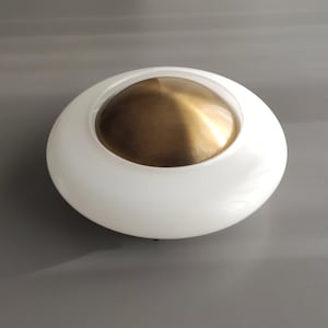 Rare mid-century modern flush mount or sconce by Valenti, Italy, circa 1960| space age pop art