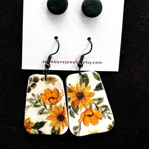 Sunflower Earring Set