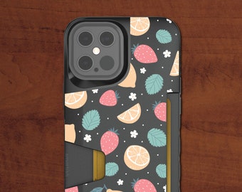 iPhone 12 Mini iPhone 11 Pro Max Available for iPhone 12 Pro Max iPhone SE 12 Pro Summer Lemons CARD+MIRROR Premium iPhone Case
