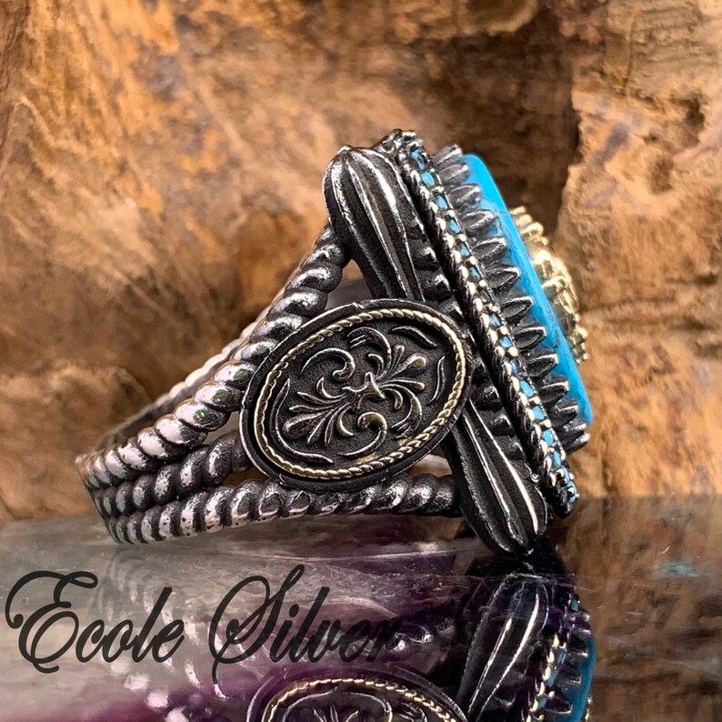 Vintage silver stone ring,Men/'s turqoise ring,Sterling Silver Men/'s Ring,Silver Men Ring,Mens Turqoise Ring,Man Turqoise Ring,Handmade Ring