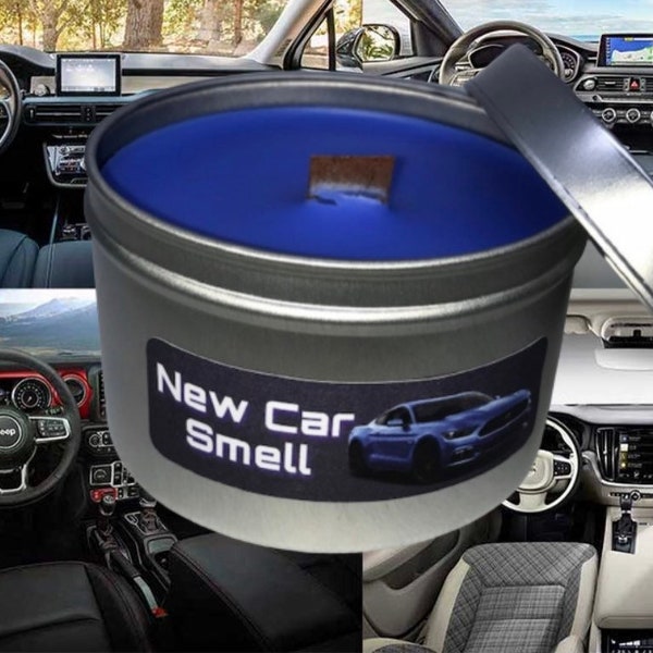 New Car Smell Candle Etsy