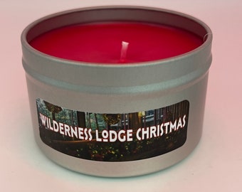 Wilderness Lodge Christmas 8oz Candle