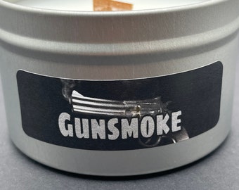 Gunsmoke Scented Candle