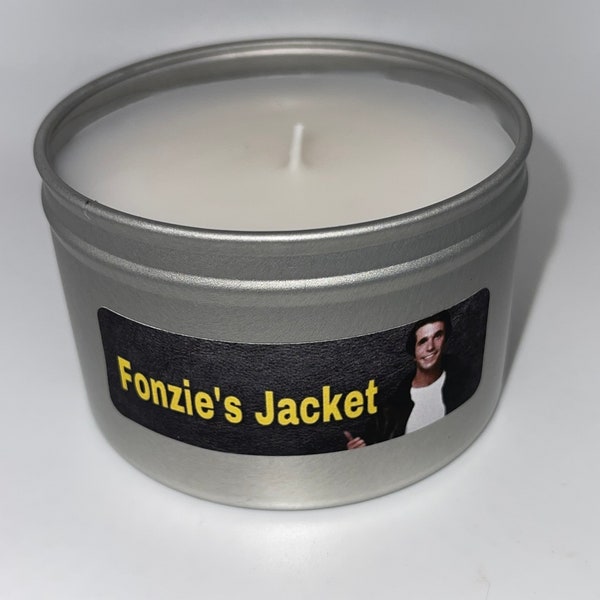 Fonzie’s Jacket (leather) Scented Candle