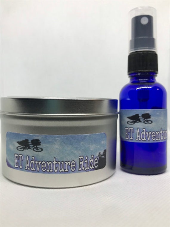 Park Scents et Extra-Terrestrial Adventure Candle (8oz) Soy, Handmade in The USA - Accurate Smell Like The Scent of The Forest Queue at E.T. Ride Uni