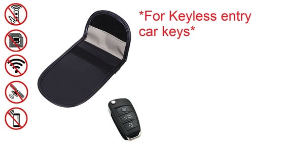 Pochette pour clés de voiture, pochette de blocage de signal de clé de  voiture pour clé
