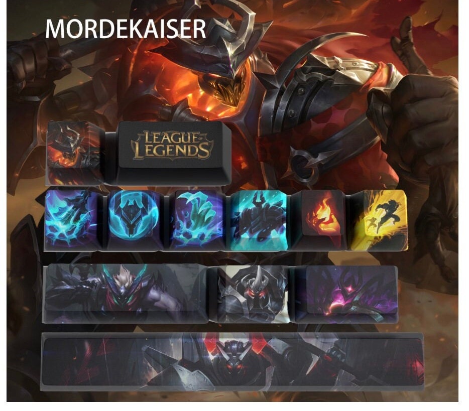 MORDEKAISER keycaps League of Legends MORDEKAISER keycaps jogo