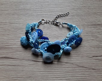 bracelet farandole de boutons