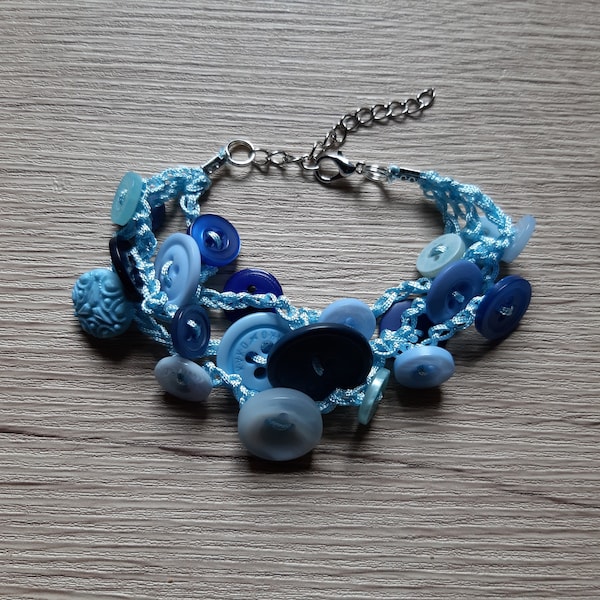 bracelet farandole de boutons