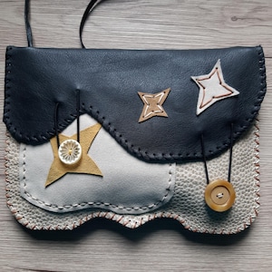 sac en cuir étoile