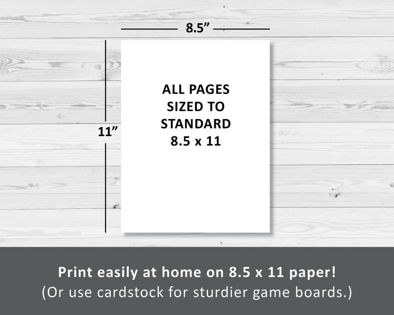 Puede incluir: Una hoja de papel blanca con el texto "ALL PAGES SIZED TO STANDARD 8.5 x 11" impreso en ella. El papel mide 8,5 pulgadas por 11 pulgadas.