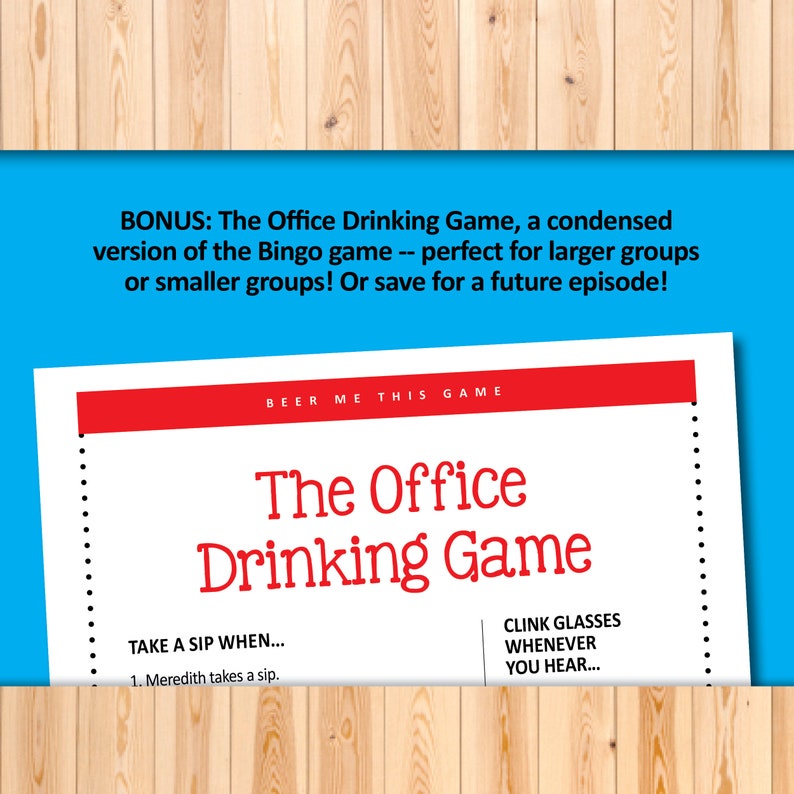 The Office TV Show Bingo Boards, Printable Bingo Game Cards, Instant Download, the Office Gift ...