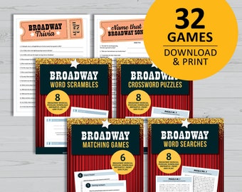 Broadway Word Scramble Game