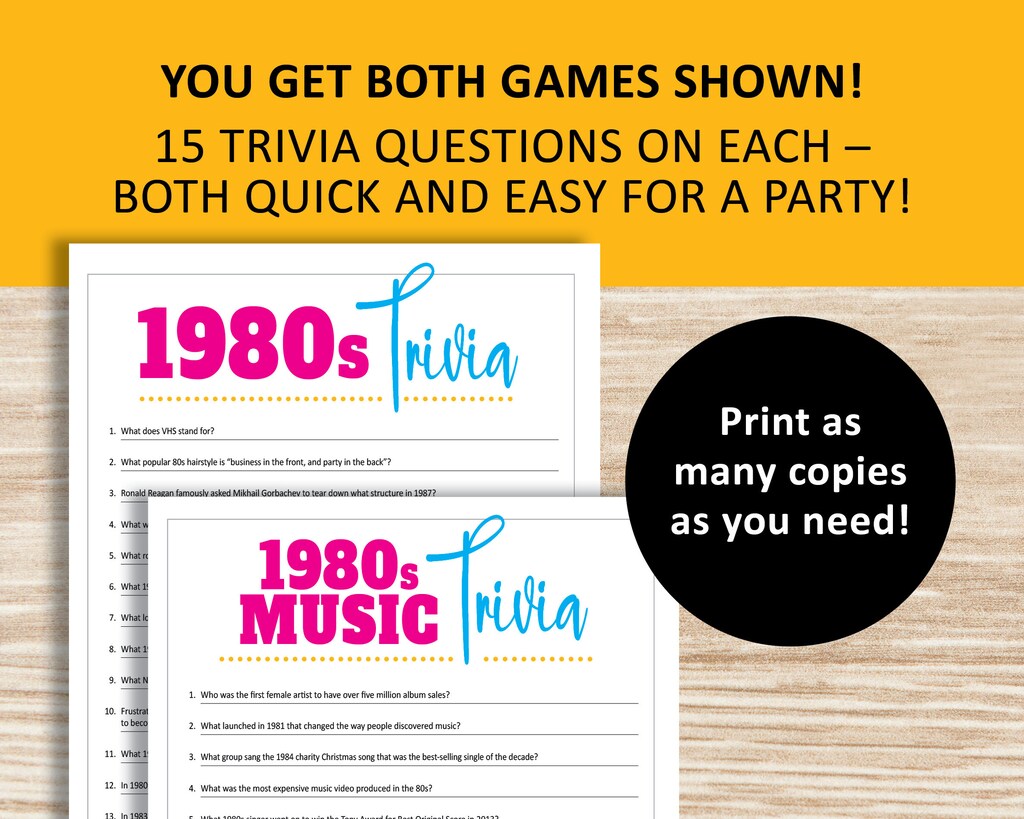 Jumbo Il Quiz Degli Anni '80 - Gioco Da Tavolo Con 200 Domande Su Musica, Film E Cult Degli Anni 80, Per 2+ Giocatori, Dai 12 Anni