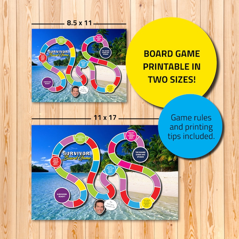The Survivor Tv Show Game, Survivor Trivia, Board Game Gift, Survivor