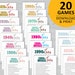 see more listings in the Decades printable games section