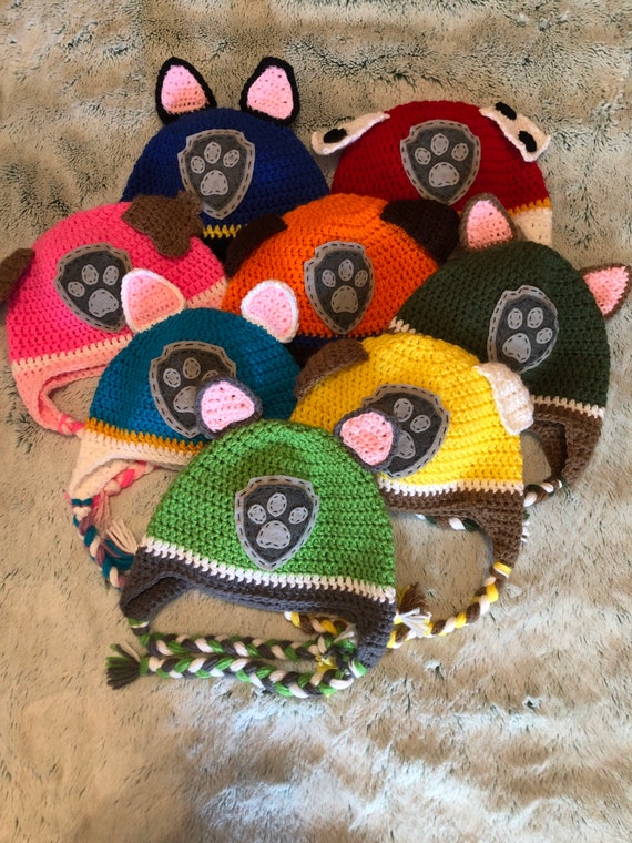 Paw Patrol Hats With Earflaps. - Etsy 