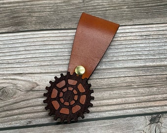 Clip de falda de cuero Steampunk Gear 3 para levantar faldas – Accesorio para disfraz de feria renacentista LARP