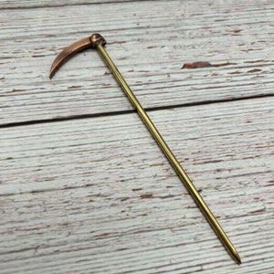 Scythe Hair Pin | Hair Stick | Hair Fork | Gothic Hair Pin | Accessory | Chopstick | Hair Fork | Spooky | Halloween | Reaper | Fantasy