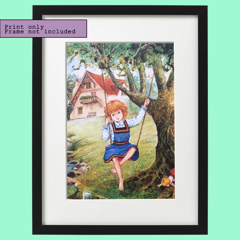 1988 GoldiLocks and The Three Bears vintage themed print