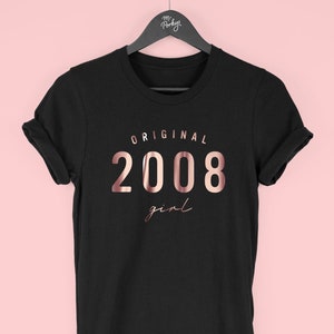 16th Birthday Shirt for Girls in 2024, Sweet 16 Gift, Original 2008 Girl T-Shirt, Sixteenth Birthday Gift, By Mr Porkys™