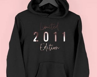 13. Geburtstag Mädchen Hoodie für 2024, Kapuzenpullover zum 13