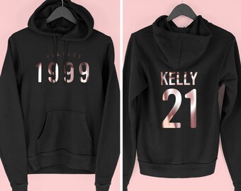 Aged To Perfection Made In Enter Your Birth Year Here Adult Hoodie