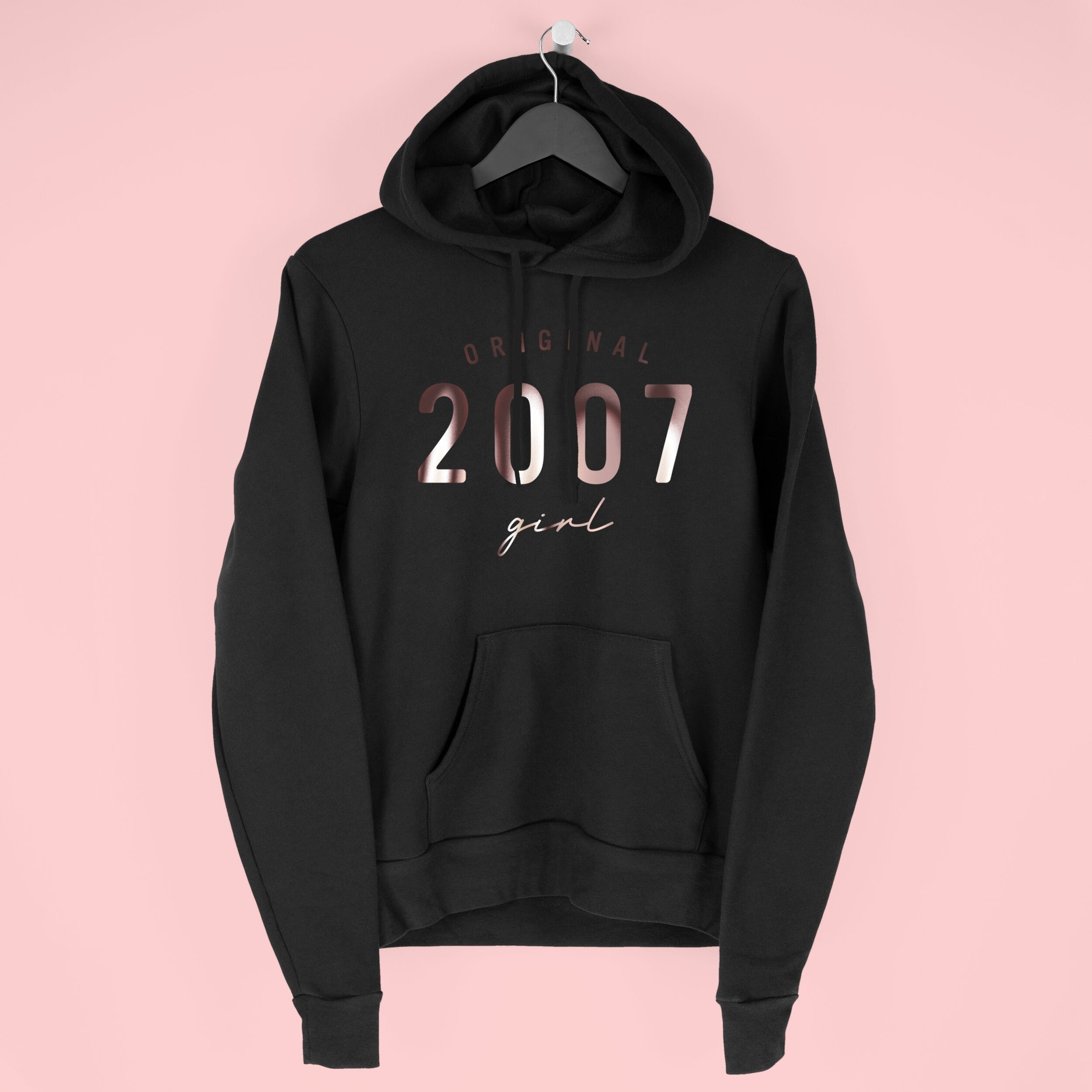 16Th Birthday Girl Hoodie, Sweet 16 Gift, Original 2007 Hoody For Birthday, By Mr Porkys