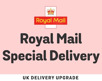 Royal Mail Special Delivery - UK Delivery Upgrade